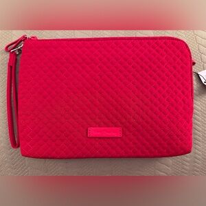 Vera Bradley Iconic RFID Wristlet Wallet Cardinal Red NWT’s